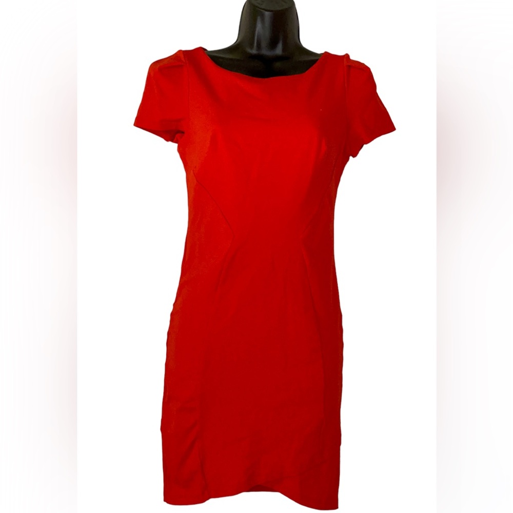 BEBE Orange Form Fitting Bodycon Dress Small🧡🧡🧡